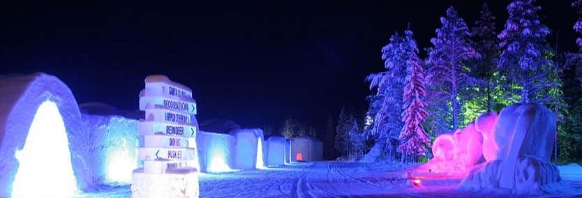 Moto de neve em Kittilä