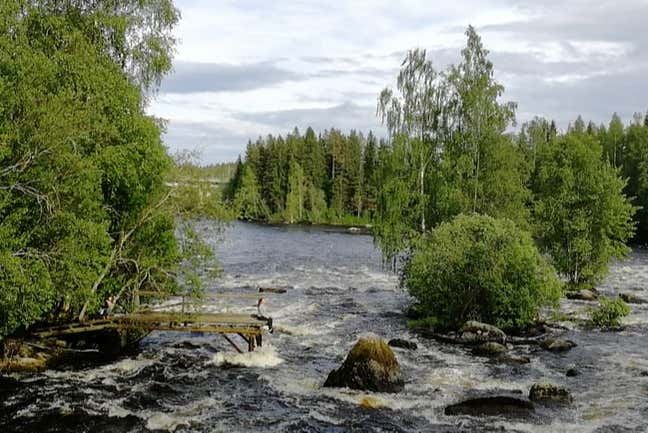 Rapide del fiume Kuusaankoski
