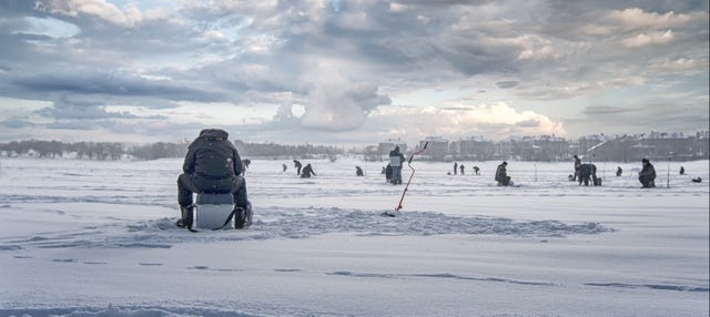 Pesca en el hielo en Laukaa
