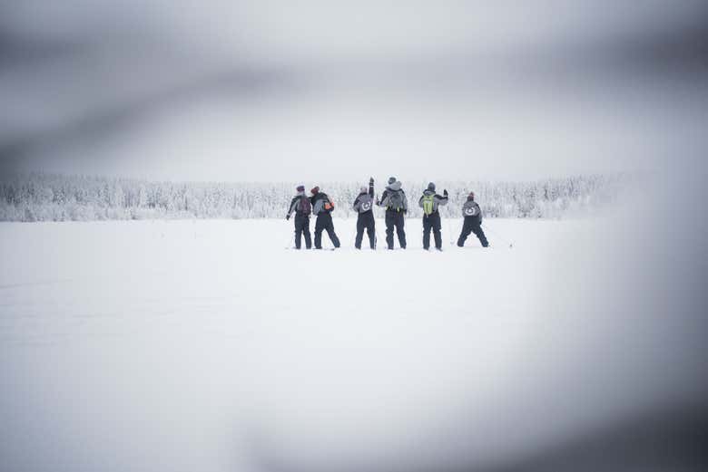 Su un lago congelato