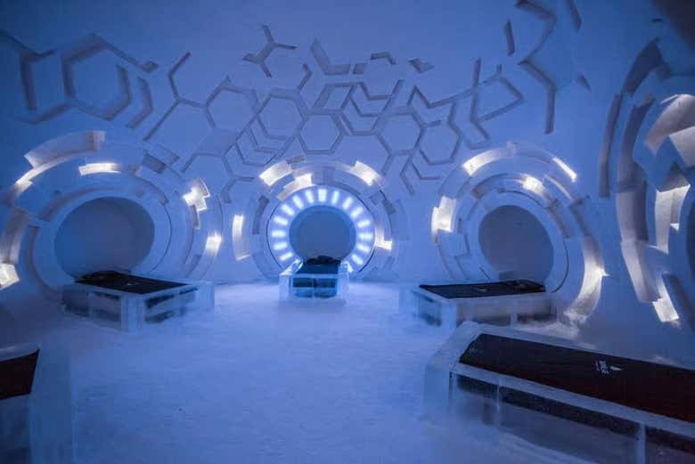 Descubrid las increíbles habitaciones y suites heladas