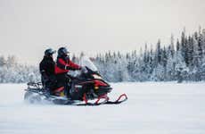 Paseo en moto de nieve por Levi