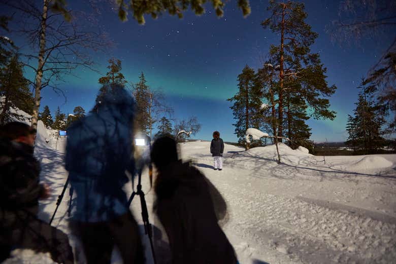 Fotografiando la aurora boreal