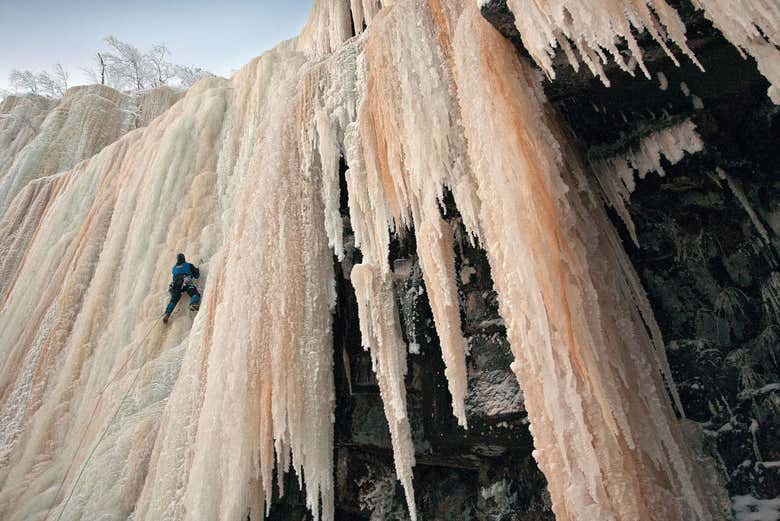 Arrampicata sul ghiaccio