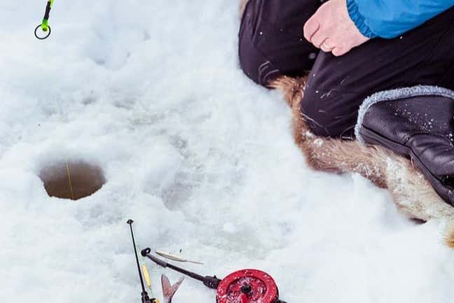 Ice fishing