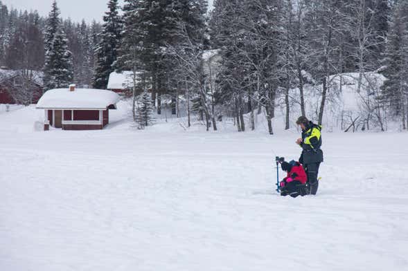 Luosto Ice Fishing