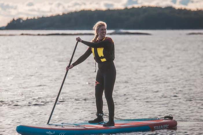 Having fun during the activity