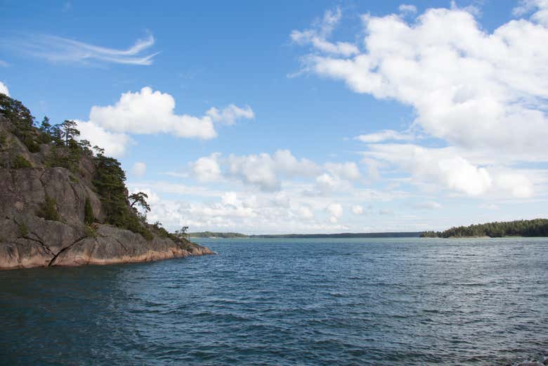 Vistas de las aguas de Nagu
