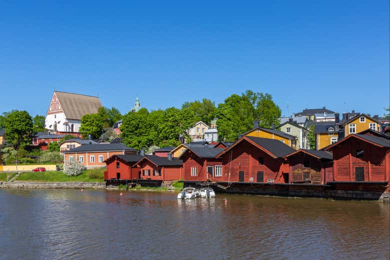 Vistas do rio Porvoo