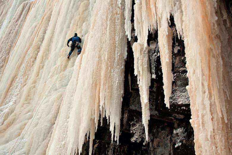 Arrampicata sul ghiaccio