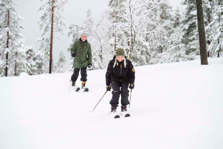 Faire du ski de fond