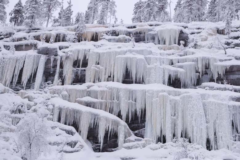 Cascate ghiacciate di Korouoma