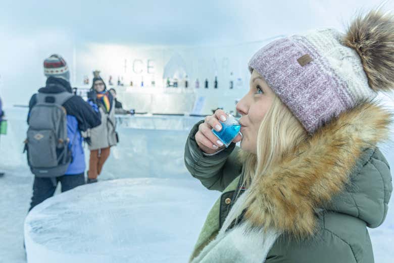 Podréis brindar con vasos hechos de hielo