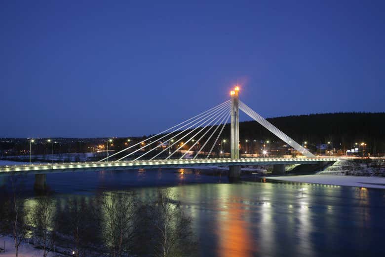 Admire the Lumberjack's Candle Bridge