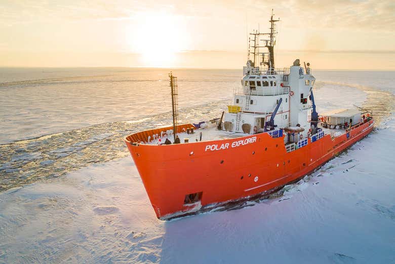 The incredible icebreaker ship