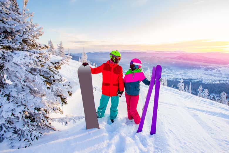 Listos para esquiar en Suomu Ski Resort