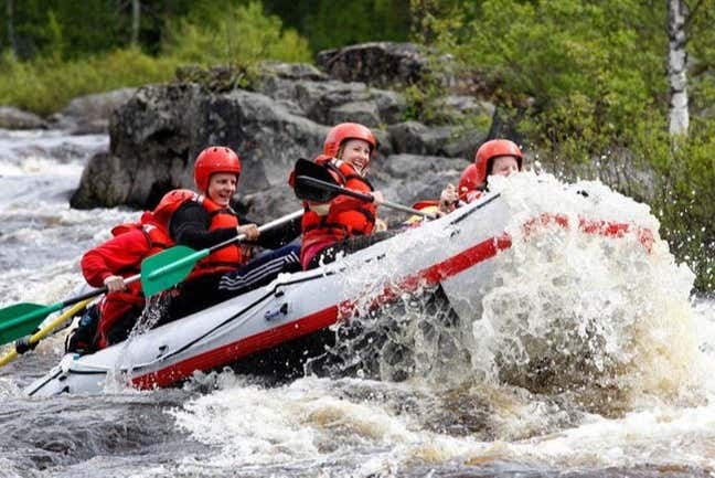 Rafting en el río Ártico