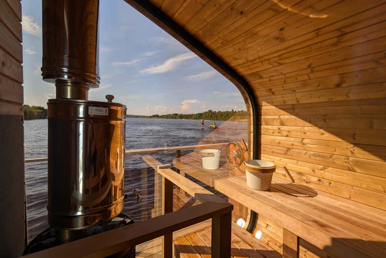 La sauna finlandesa durante el verano