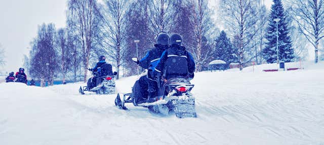 Paseo en moto de nieve + Pesca en el hielo