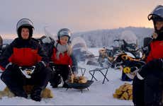 Paseo en moto de nieve + Pesca en el hielo