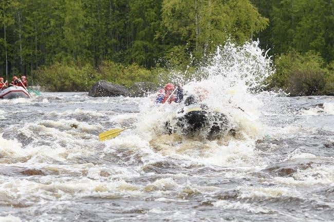 Rafting en el río Ártico