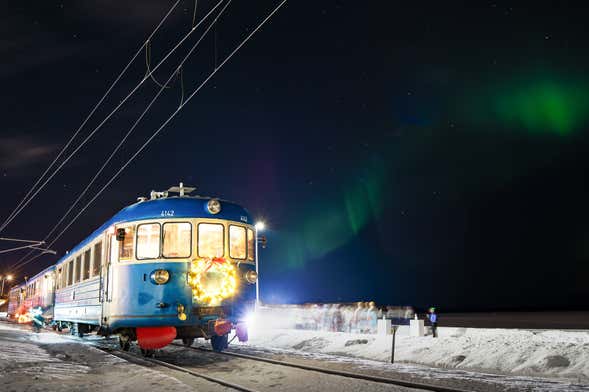 Tren de la aurora boreal