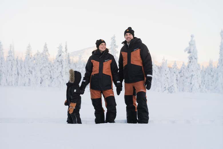 Disfrutad de la nieve en Saariselkä con equipamiento completo