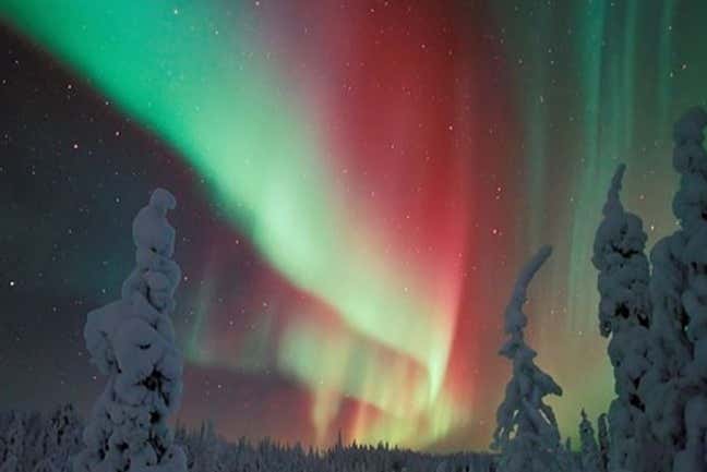 La magia dell'aurora boreale