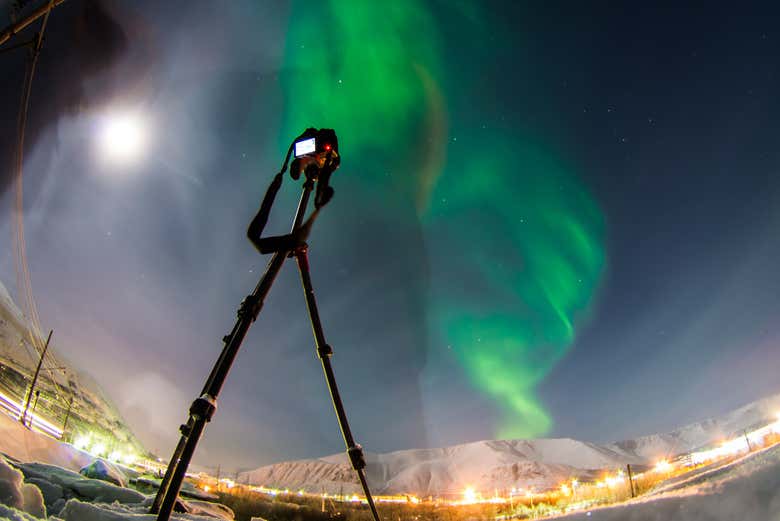 Visite photographique des aurores boréales