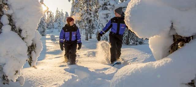 Passeio com raquetes de neve