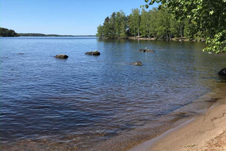Ammirando il paesaggio