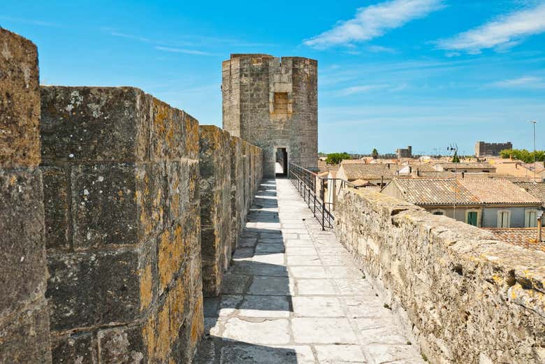 Una de las torres de la fortaleza