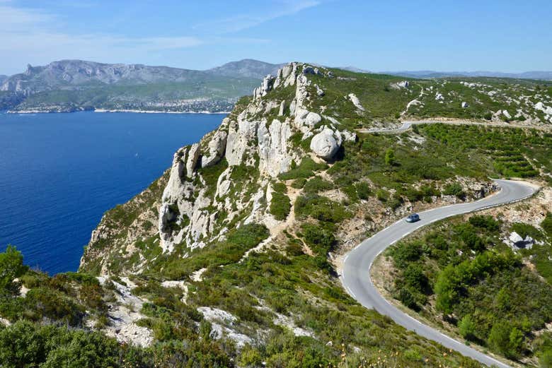 Estrada de acesso a Canaille
