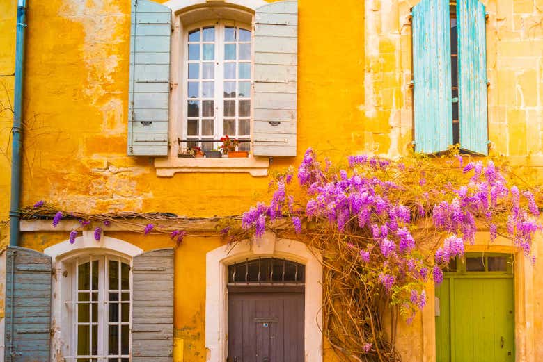 Casas tradicionais em Arles