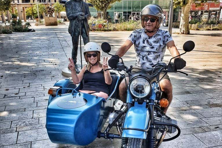 Tour in sidecar ad Aix-en-Provence