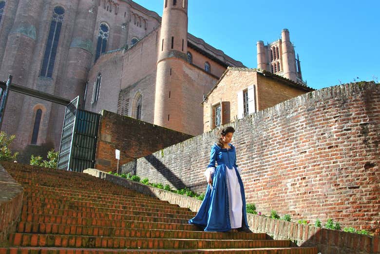 Visite théâtrale dans Albi