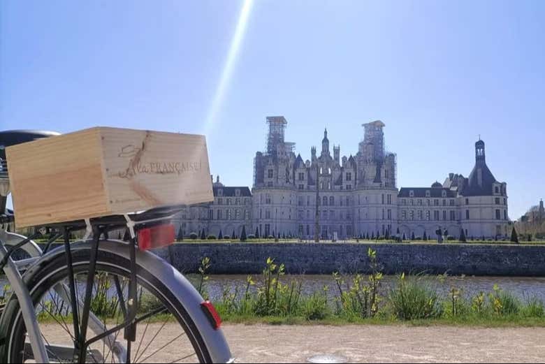 Iremos de bicicleta elétrica até o castelo de Chambord