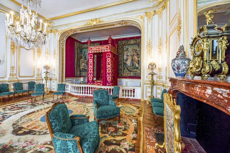 A bedroom in Château de Chambord