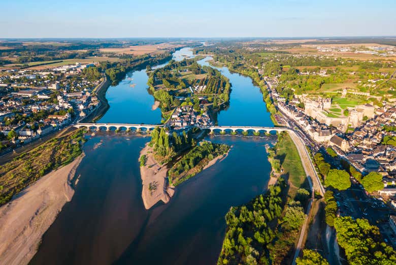 Ilha do Ouro de Amboise, no leito do Loire