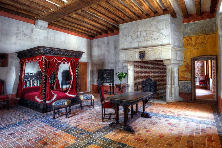 O quarto principal do castelo