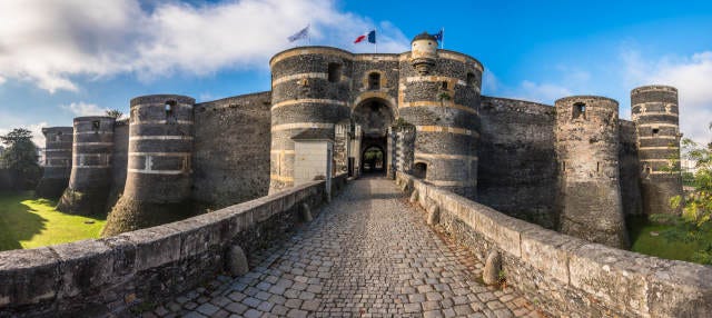 Entrada al castillo de Angers