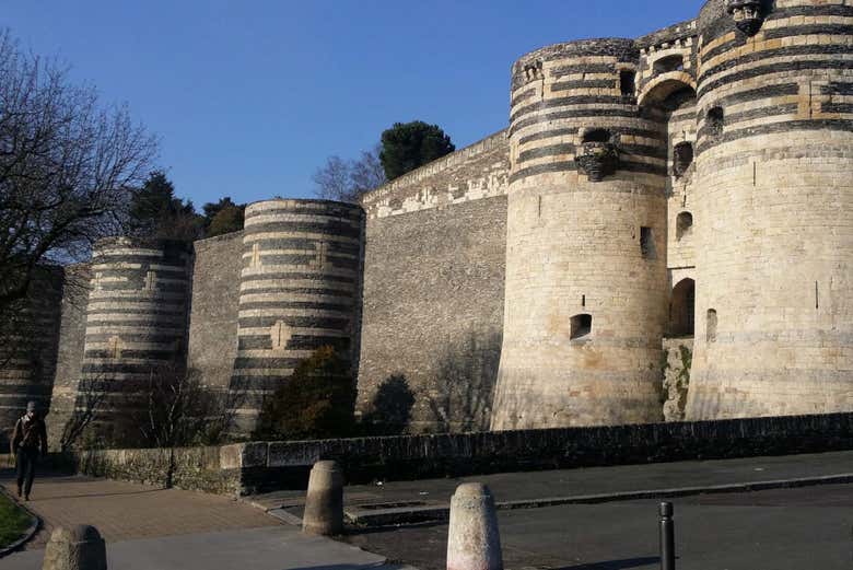 Exterior do castelo de Angers