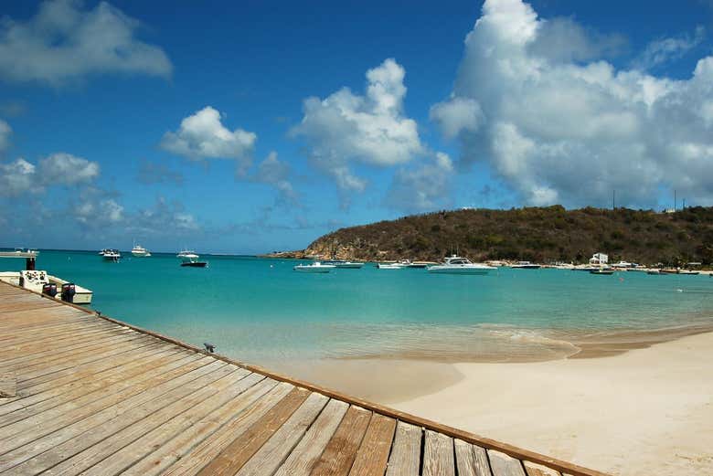 Une belle plage sur l'île d'Anguilla