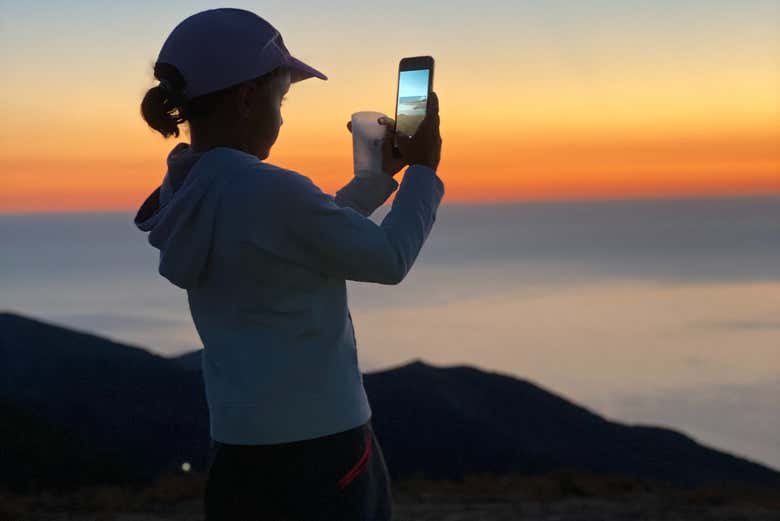 Fotografando o entardecer em Appietto