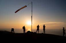 Trekking ad Appietto al tramonto