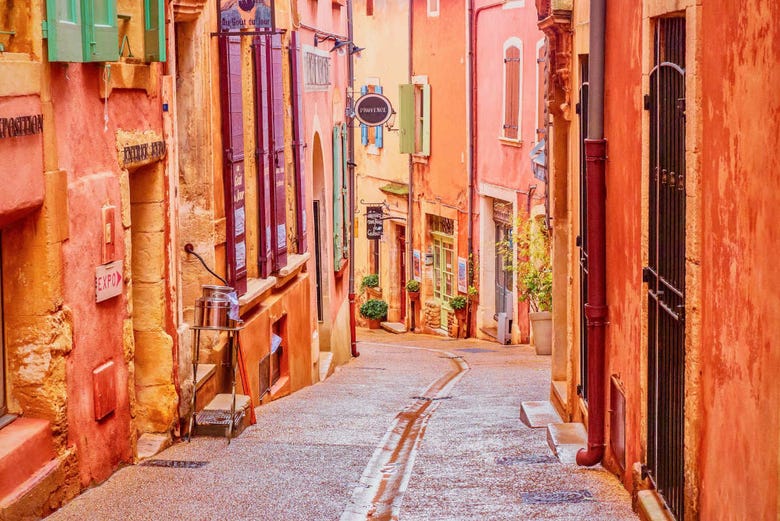 Les rues de Roussillon