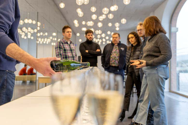 Degustazione di due diversi champagne