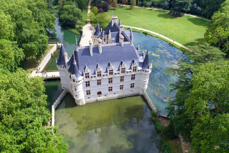 Castiilo de Azay-le-Rideau, en el Valle del Loira