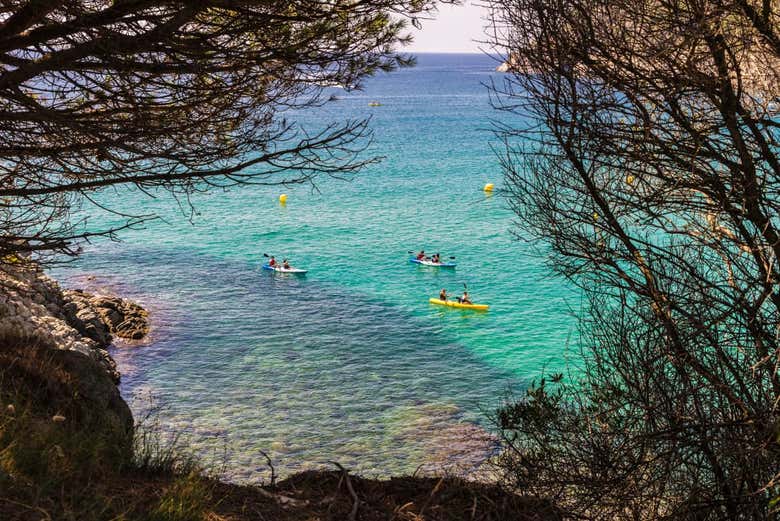 Kayak por la costa de Córcega