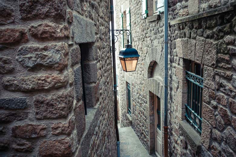 Vicolo della località del Mont Saint-Michel